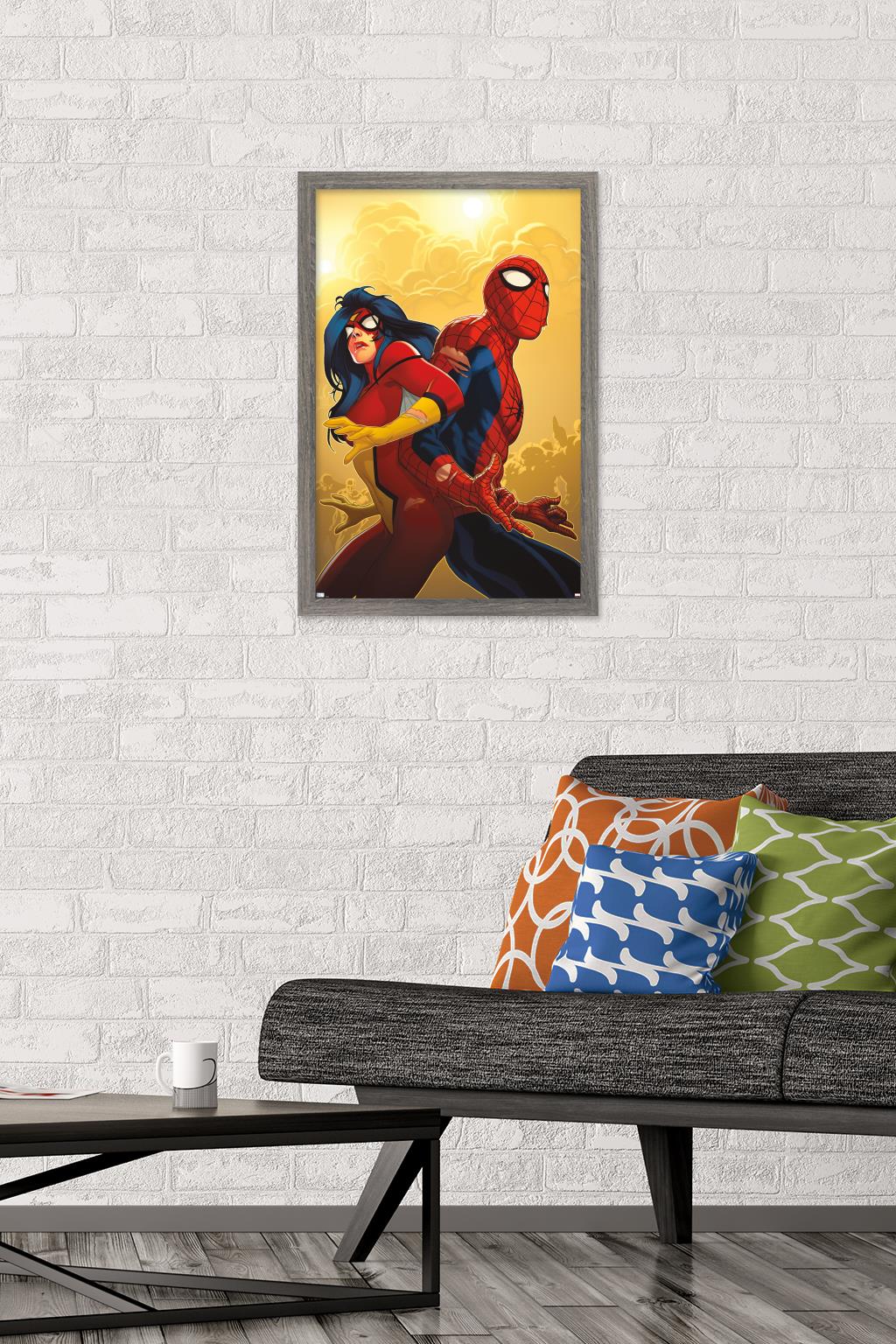 Marvel Comics - Spider Woman - New Avengers #59 Wall Poster, 14.725" x 22.375", Framed