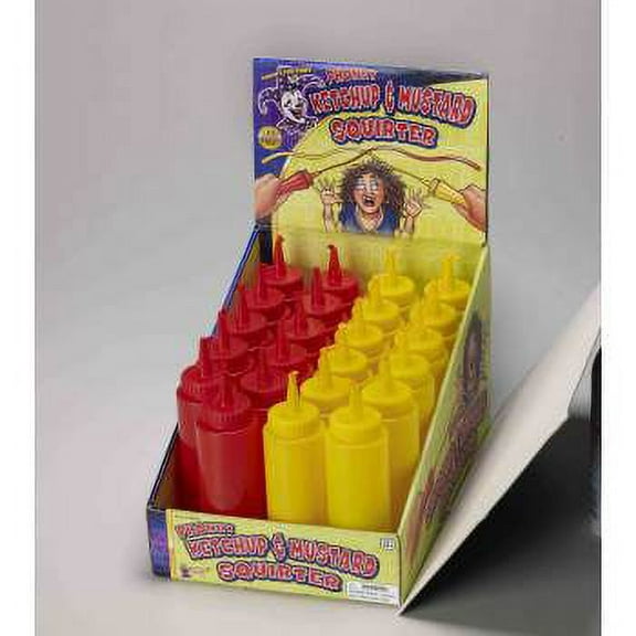 PHONEY KETCHUP&MUSTARD SQUIRT. 12 PACK