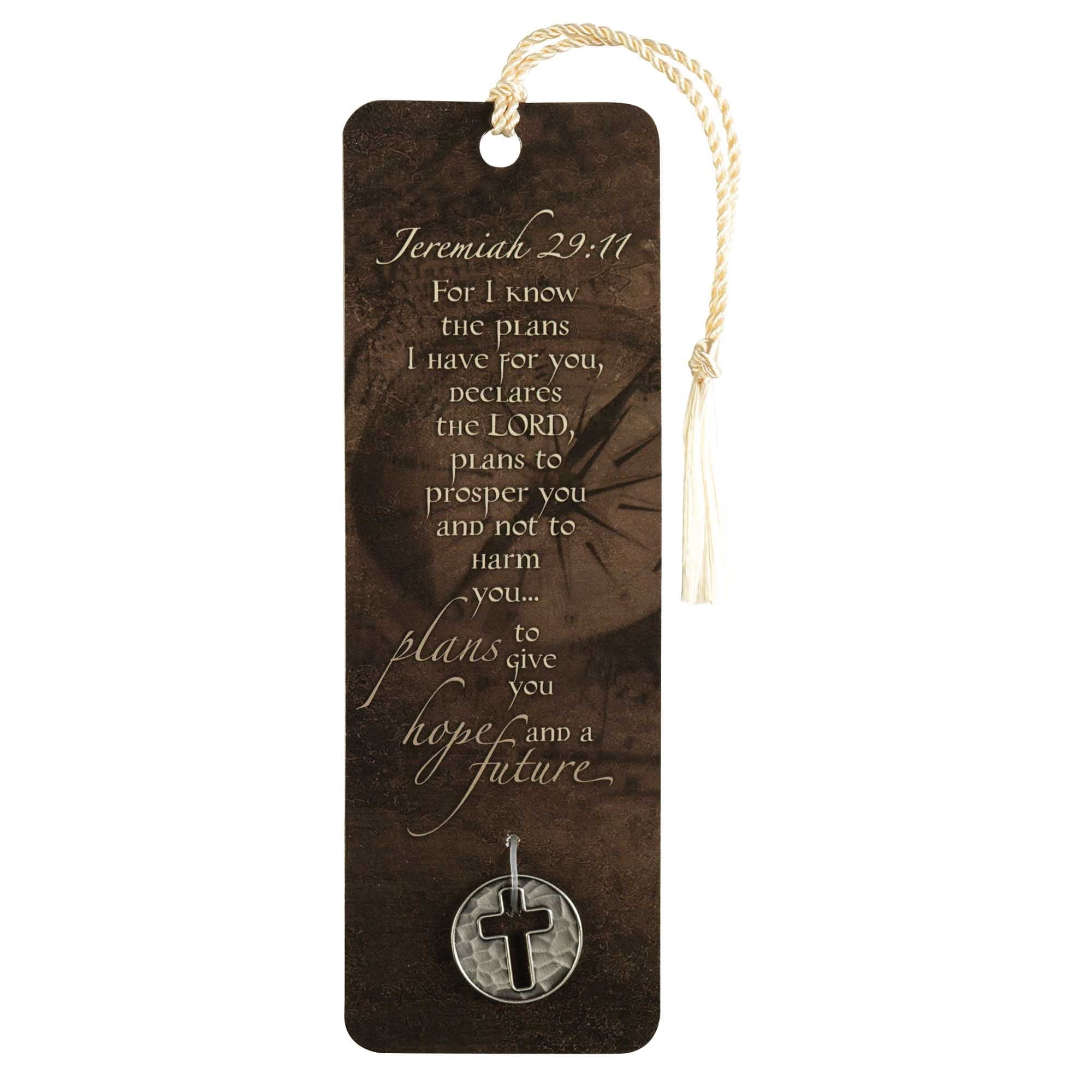Dicksons Know The Plans I Have for You 6 inch Paper Tussled Bookmark with Coin Pack of 15