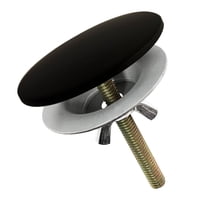 Westbrass D202-62 2" Brass Kitchen Sink Hole Cover Plate, Matte Black