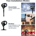 thumbnail image 4 of Costway Christmas Rotating Snowfall Projection Lights with Remote Control for Party, 4 of 10