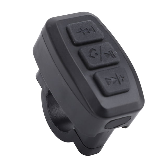 Controlador de Teléfono BT, Control Remoto de Ciclismo Impermeable IPX6 para O, Recargable, Inalámbrico, multifuncional Con Soporte, Para Control de Música del Volante de La