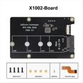 thumbnail image 2 of X1002 For Raspberry Pi 5 PCIe to M.2 NVMe SSD Expansion Board, 2 of 5