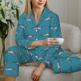 thumbnail image 6 of Naloa Cartoon Whale Pajamas for Women Set, Womens Pajama Sets, Lounge Sets for Women, 2pjs for Women-Medium, 6 of 7