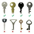 thumbnail image 6 of Uxcell Purple Key Cap Cover Rings, 30Pcs 22mm Keys Identifier Coding Tags, 6 of 7