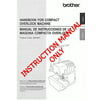 Brother 5234PRW Overlock Serger Owners Instruction Manual