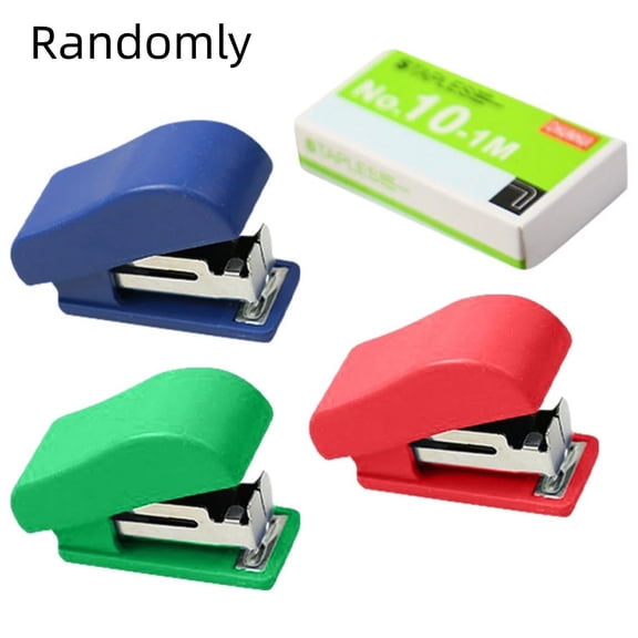 Premium Mini Stapler Set of 1 - with Built-in Staple Removers, Small Stapler,20 Standard Staples,Mini Stapler with Staples