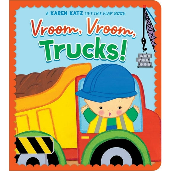 Vroom, Vroom, Trucks!, (Board Book)