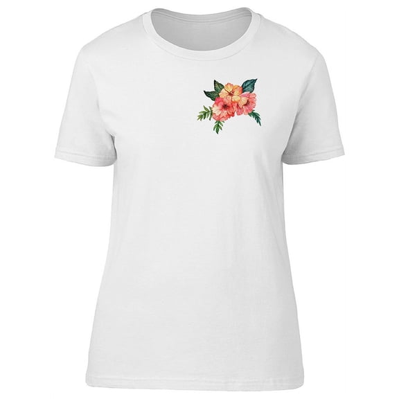 Flower Composition Watercolor Tee Women's -Image by Shutterstock