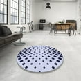 thumbnail image 4 of Ahgly Company Machine Washable Indoor Rectangle Transitional Lavender Blue Area Rugs, 5' x 8', 4 of 7