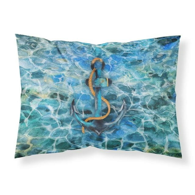 Carolines Treasures BB5370PILLOWCASE Anchor & Rope Fabric Standard Pillowcase