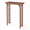 Brown, variant on Light Brown Wooden Arbor Arch Trellis for Weddings and Garden - Sturdy Garden Arch for Climbing Plants
