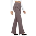 thumbnail image 3 of Business Casual Yoga Pants for Women High Waisted Stretch Straight Leg Office Work Slacks Pull On Trousers 2026 Camel L, 3 of 9
