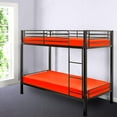 thumbnail image 2 of Gilbins Cot Size 30" x 75" Fitted Sheet, Made of Ultra Soft Cotton, Perfect for Camp Bunk Beds/RVs/Guest Beds Orange, 2 of 5
