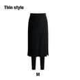 thumbnail image 3 of Jumpingount Pantalones de vestir térmicos de invierno para mujer, pantalones de chándal de diseño Simple de estilo informal, mallas para fiesta, Prendas para la parte inferior del cuerpo Negro METRO, 3 of 6