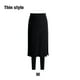 thumbnail image 5 of Pantalones térmicos de invierno y otoño para mujer, pantalones de chándal de Color sólido de diseño Simple, mallas para fiesta y tiempo Prendas para la parte inferior del cuerpo Negro METRO sweethay AP013485-02, 5 of 6