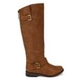 thumbnail image 2 of Breckelle Tenesee-16 Leatherette Studded Buckle Riding Knee High Boot, 2 of 6