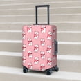 thumbnail image 6 of Vsdgher pink Scarf bear Luggage Cover Suitcase Cover Protector Anti-scratch Suitcase cover Fits 18-32 Inch Luggage(No luggage included)-Large, 6 of 7