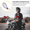 thumbnail image 2 of COOPHYA Rétroviseurs de Moto Réglables 1 Paire en Alliage d'Aluminium Rouge, Rotation 360° 9.3x3in pour ATV UTV, 2 of 8