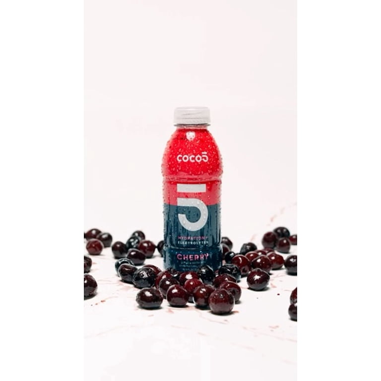 Coco5 Hydrating Sports Drink, Cherry Flavor, 100% Natural, 50