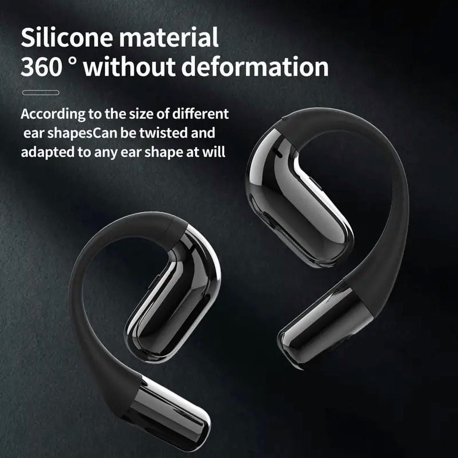 Wireless Bluetooth Ear-hook OWS Earphones Bluetooth Earbuds for Google Pixel 9/Pro/Pro XL/9a Phones - Over the Ear Headphones True Stereo Charging Case Hands-free Mic Headset