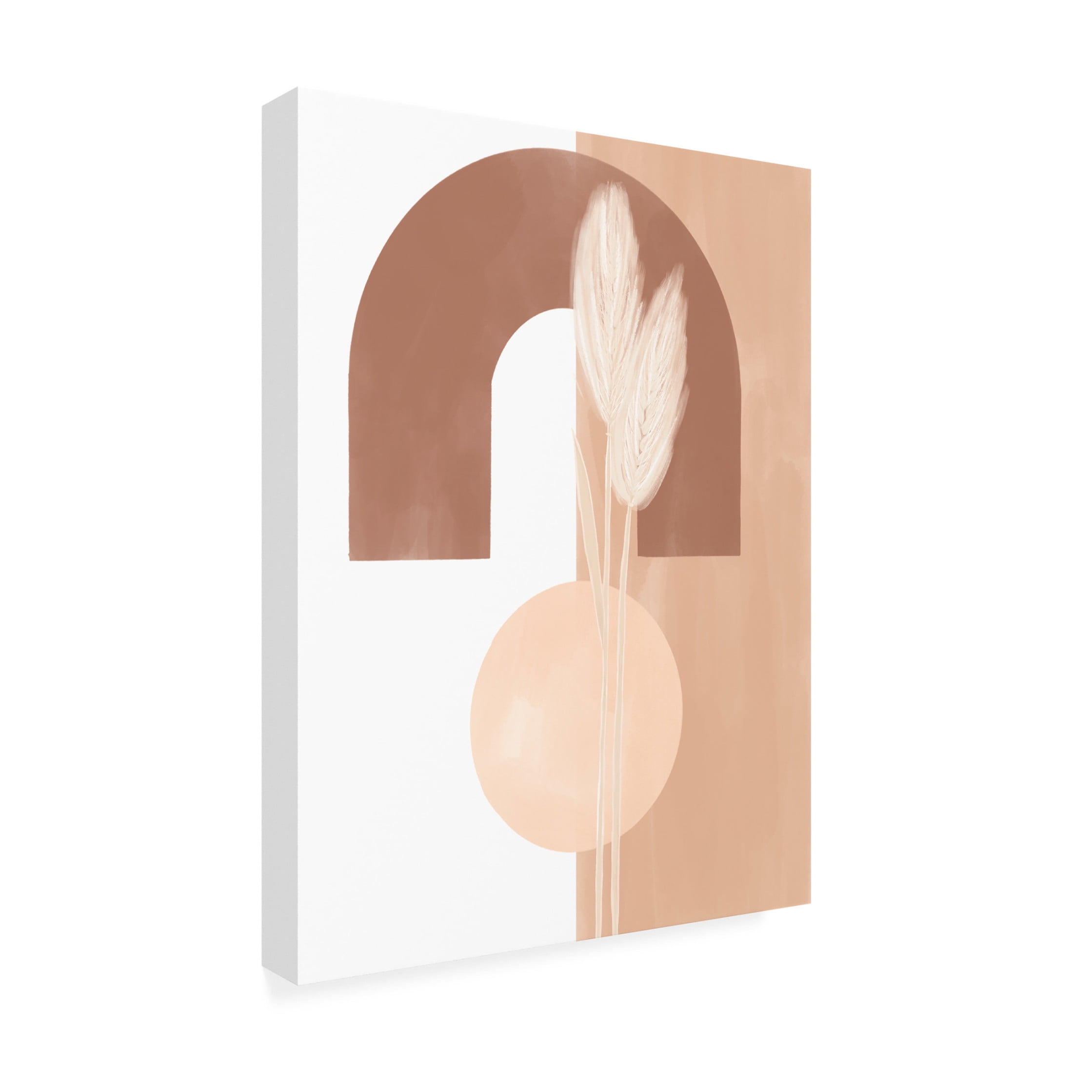 Trademark Fine Art Ivy Green Illustrations Abstract Arch Canvas Wall Art