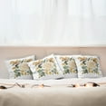 thumbnail image 7 of Ambesonne Rose Throw Pillow Cover 4 Pack, Romantic Bridal Bouquet, 20", Pale Orange Cream Green, 7 of 7
