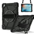 thumbnail image 2 of Case for iPad 6th/5th Generation Case 9.7'' [360 Rotating Hand Strap] &Stand&Shoulder Belt, Drop-Proof Case for iPad 6th/5th/ Air 2/ Pro 9.7,Black&Black, 2 of 11