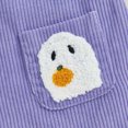 thumbnail image 5 of HCNTES Baby Girl Clothes Halloween Outfits for Baby Girls Ruffle Romper little boo Print Suspender Overalls Dress Skirt Sets Fall Winter Clothes, 5 of 6