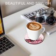 thumbnail image 6 of Valentine's Day Coasters Set of 6, Absorbent Coasters for Drinks, Pink Romantic Truck Love Roses Red Plaid Coaster for Desk Coffee Table Protection, Home Decor House Warming Gifts 4", 6 of 8