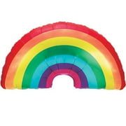 Rainbow Shaped Mylar Balloon (Each) - Party Supplies