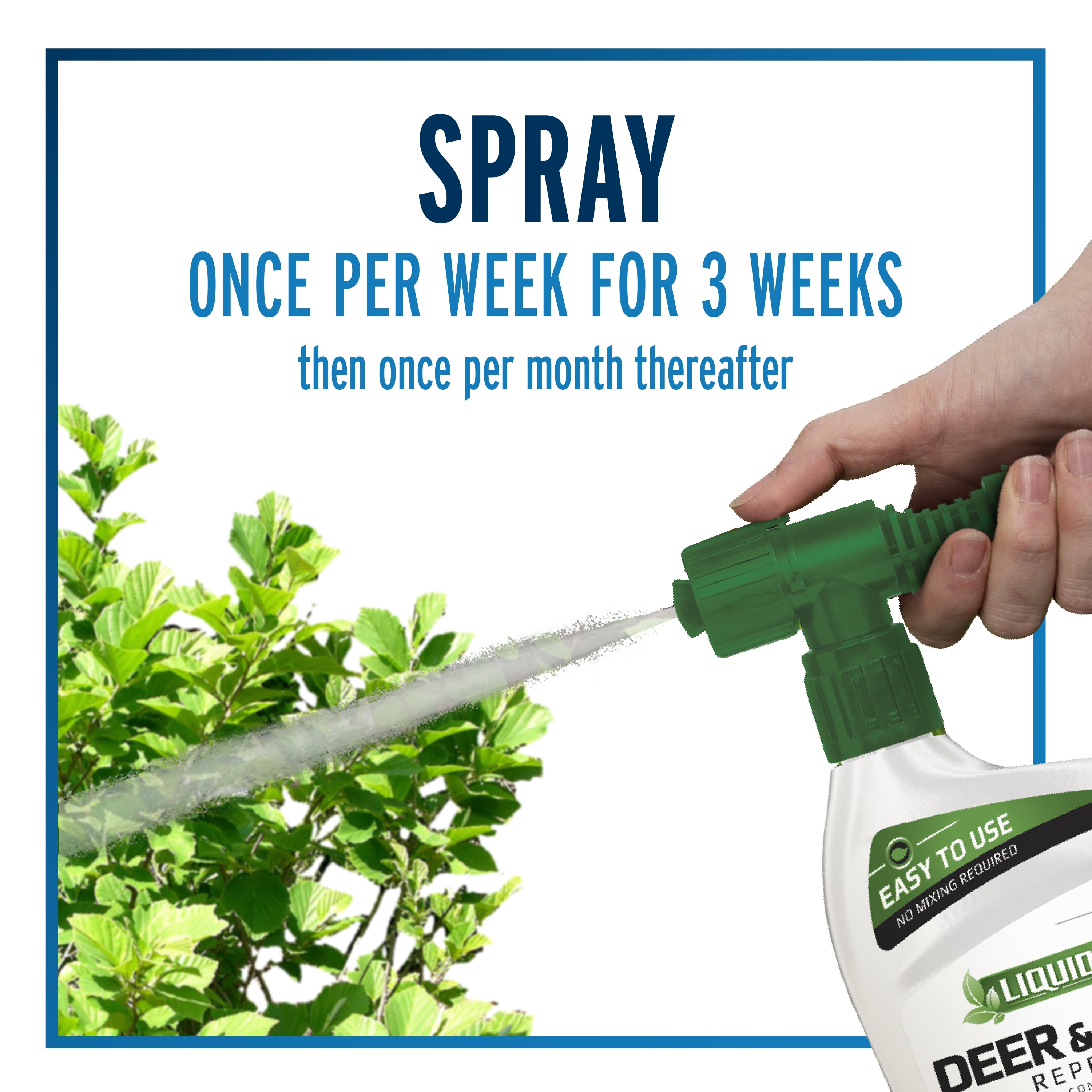 Liquid Fence Deer And Rabbit Repellent Concentrate, Hose-End Sprayer, 32 Ounces