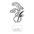 thumbnail image 4 of Flower Ornament Note Clip Advanced Dark Wind Flower Convenience Folder File Message Photo Message Ornament E, 4 of 5