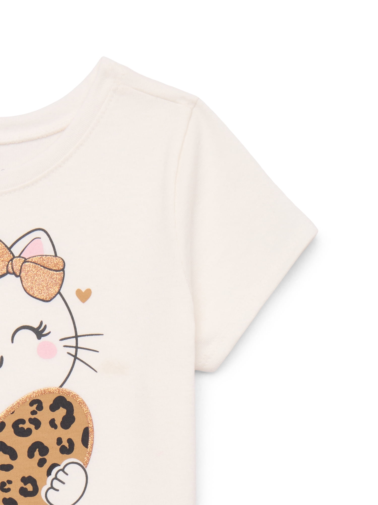 Garanimals Toddler Girl Short Sleeve Graphic T-Shirt, Sizes 18M-5T