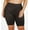 Black, variant on Women's Naomi & Nicole 7786 Plus Size Unbelievable Comfort Bike Short (Warm Beige 5X)