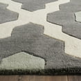 thumbnail image 4 of SAFAVIEH Chatham Wystan Geometric Wool Area Rug, Ivory/Dark Gray, 8' x 10', 4 of 11