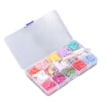 thumbnail image 4 of Yunxwd Juego de cuentas de joyería para bricolaje, cuentas de joyería, manualidades, cuentas de arroz, cuentas de arroz, cuentas redondas, pulseras, adornos de joyería para aretes, collares, pulseras, 4 of 5