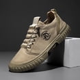 thumbnail image 5 of Modisza Summer Casual Breathable Men's Shoes 2026 Outdoor Travel Non Slip Low Heel Sport Jogging Shoe Comfortable Falt Sneakers Brown 9, 5 of 7