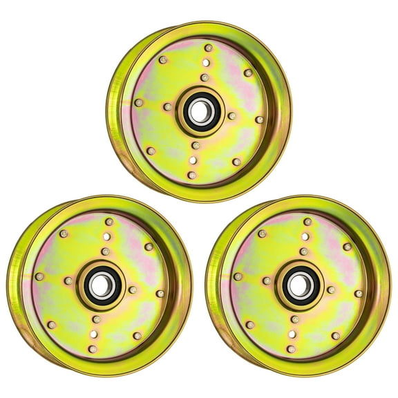 8TEN Flat Idler Pulley for Husqvarna GTH3052 539132728 539131148 3 Pack 810-CID2246L