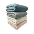 thumbnail image 6 of American Blanket Company Luster Loft Fold-over Infant Blanket Softest Cream 30in x 40in Unisex, 6 of 7