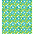 thumbnail image 3 of Geometric Duvet Cover Set, Intertwined Deformed Circles on Plain Background Art Print, Decorative 2 Piece Bedding Set with 1 Pillow Shams, Twin Size, White Lime Green and Seafoam, by Ambesonne, 3 of 3