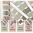 thumbnail image 2 of Large Print Repositionable Laminated Bible Tabs - Easy to Read and Apply for Men and Women - 75 Tabs Including 55 for Old & New Testament and 20 Blank Tabs for Personalization, 2 of 6
