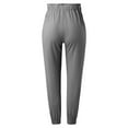 thumbnail image 6 of Womens Plus Size Pants Casual Solid Harlen Long Pant with Pocket Comfortable Loose Trousers for Women Dark Gray E, 6 of 9