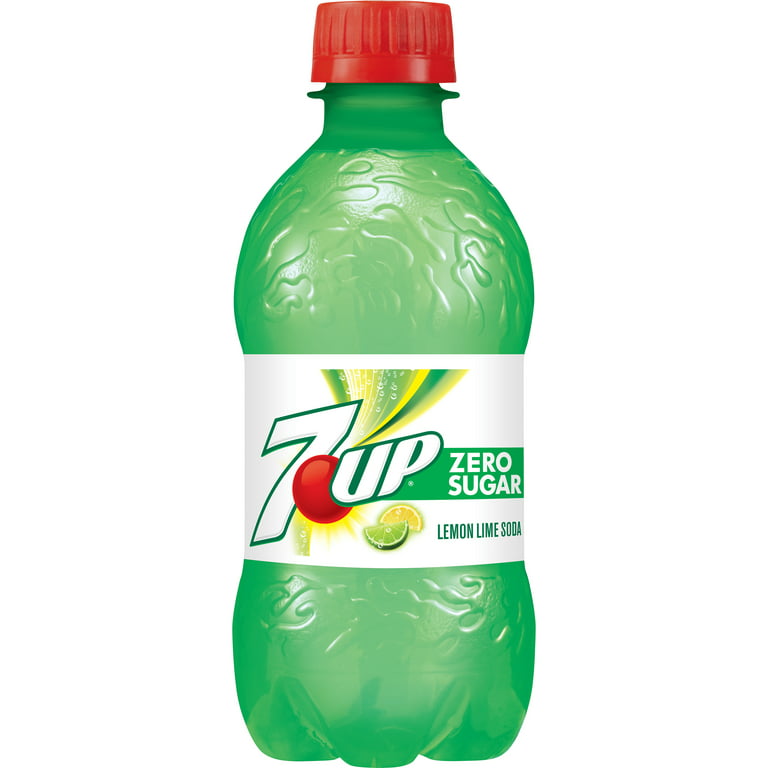 7UP Zero Sugar Lemon Lime Soda Pop, 12 fl oz, 8 Pack Bottles 