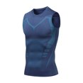 thumbnail image 4 of Yaoyar Compression Shirt Men Slimming Body Shaper Vest Crewneck Workout Shirts Tummy Control Undershirts, 4 of 6