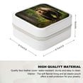 thumbnail image 2 of Autua Bear Forest Wildlife Travel Jewelry Case Organizer for Necklace, Ring, Earring - Flexible Storage Box White, 2 of 5