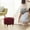 Vin, variante sur Housse d'Ottoman Basse Ronde de Couleur Unie Épaissie, Housse Élastique Intégrale sur Sofa pour un Confort et un Style Accrus