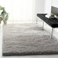 thumbnail image 3 of SAFAVIEH Supreme Charlton Solid Plush Polyester Shag Area Rug, Ivory, 8' x 10', 3 of 5
