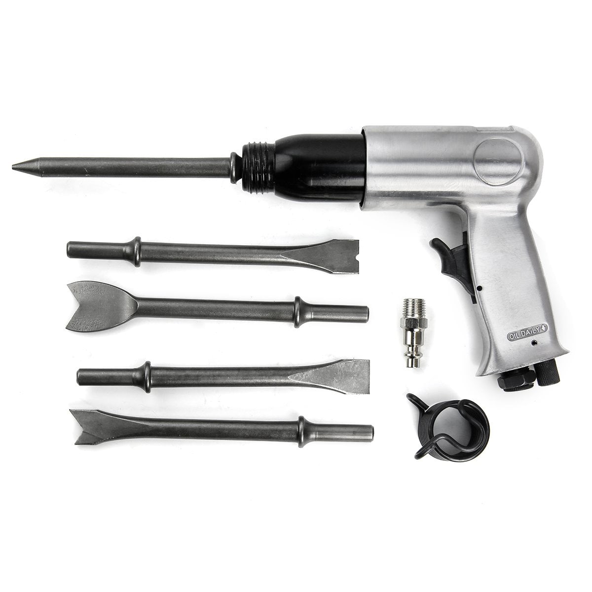 Professional HD Air Hammer, with 5PC Chisel Kit by