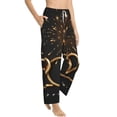 thumbnail image 2 of Daiia 2025 Golden On New Year Women's Sleep Pant with Pockets and Drawstring,Pajama Pants-X-Large, 2 of 9